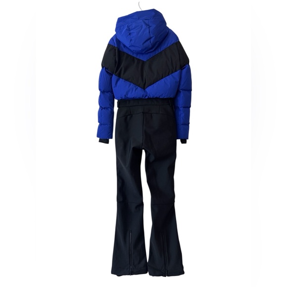 Fusalp Kira Quilted Ski Suit Size 40 Blue Black - Picture 8 of 16